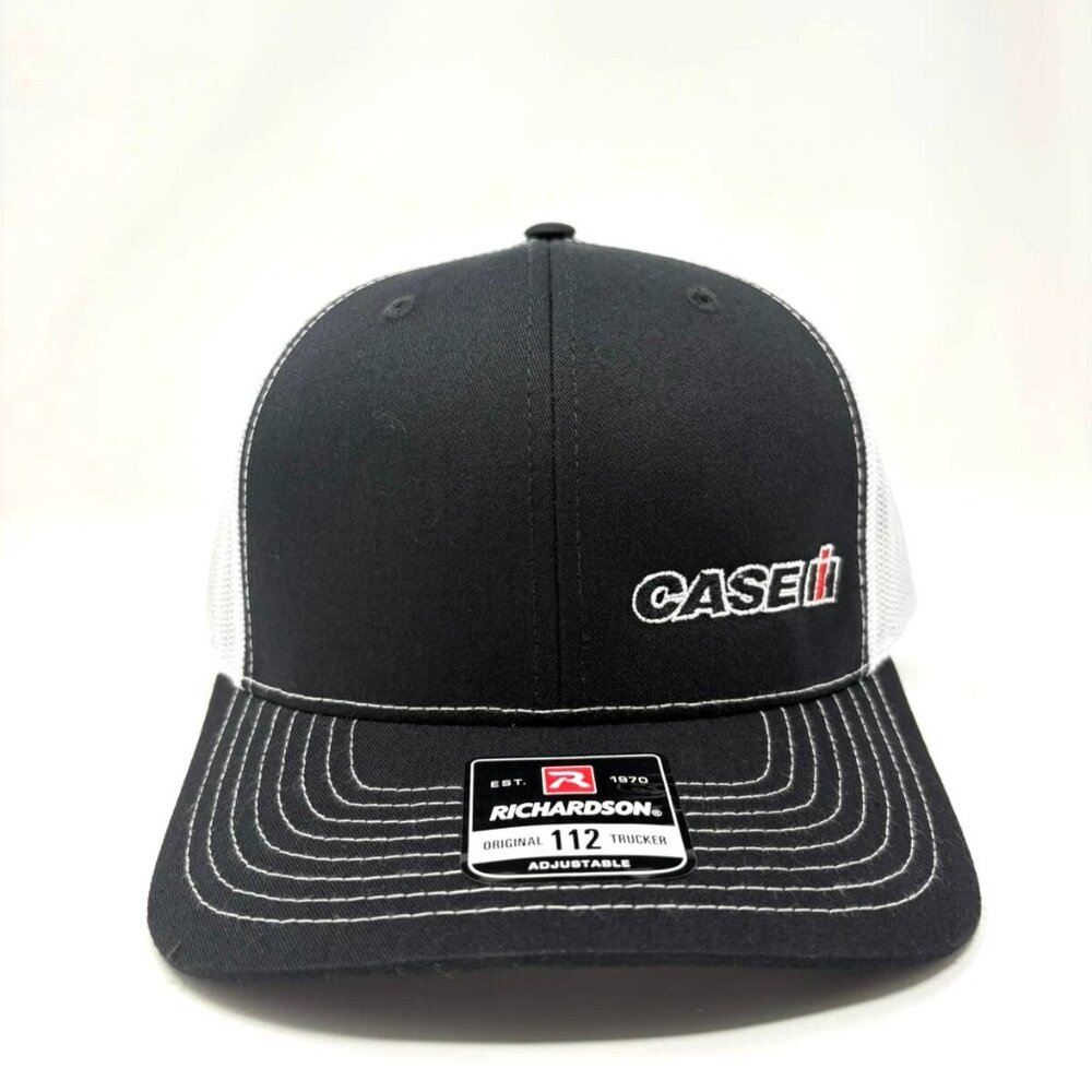 Case IH Original 112 Trucker Hat Cap  Trucker SnapBack White and Black Cap